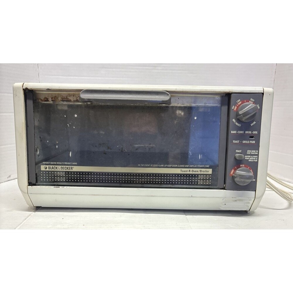 Black & Decker TRO400 TY4 Spacemaker Toast-R-Oven Tested No Hardware & Dirty